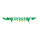 Guirnalda Happy Birthday ALLIGATOR PARTY