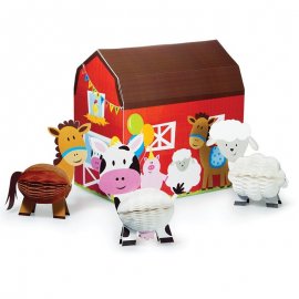 Centro De Mesa (4 Figuras) Farmhouse Fun