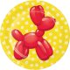 8 Platos 18 cm PARTY BALLOON ANIMALS