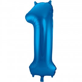 Globo Número 1 de 86 cm Azul