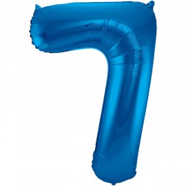 Globo Número 7 de 86 cm Azul