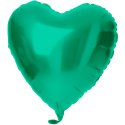 Globo Foil Corazón 45 cm Verde Mate
