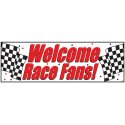 Banner WELCOME RACE FANS 152x50cm