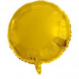 Globo Foil Redondo 45 cm Dorado