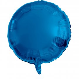 Globo Foil Redondo 45 cm Azul