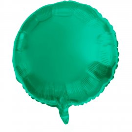 Globo Foil Redondo 45 cm Verde Mate
