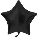 Globo Foil Estrella 48 cm Negro Mate