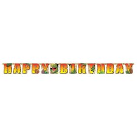 Guirnalda Happy Birthday Dino Blast