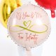 Globo Its You & Me For Infinity 45 cm