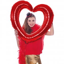 Globo Corazón 80 cm Rojo