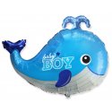 Globo Ballena Baby Boy 86 x 66 cm