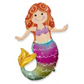 Globo Sirena Happy 82 x 74 cm