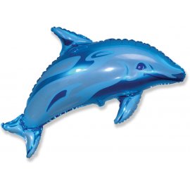 Globo Delfin Azul 96 x 70 cm