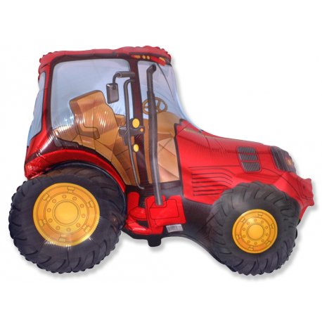 Globo Tractor Rojo 94 x 75 cm