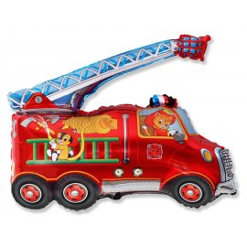 Globo Bomberos Camion 78 x 78 cm