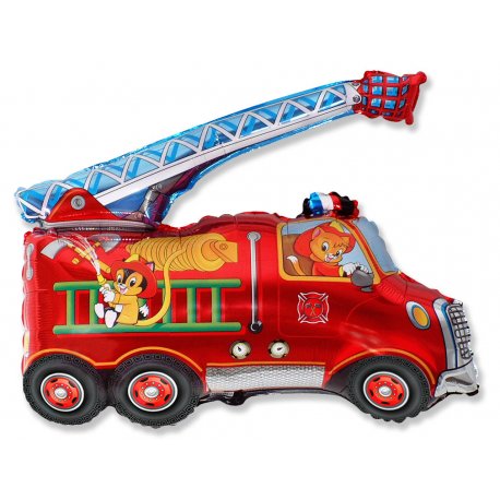 Globo Bomberos Camion 78 x 78 cm