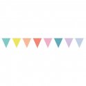 Banderin Triangulos Color Pastel 10 m