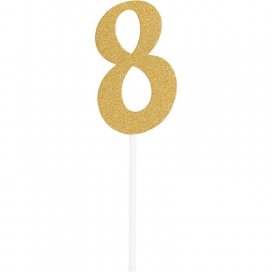 Toppers Numeros Glitter
