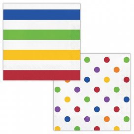 Multicolor Dots and Stripes