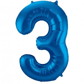 Globos Numeros Azules