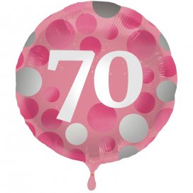 Elegant 70 Cumpleaños Pink