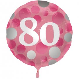 Elegant 80 Cumpleaños Pink