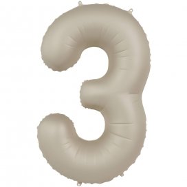 Globos Numeros Creamy Latte